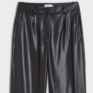 The Reset Vegan Leather Slouchy Cropped Pants